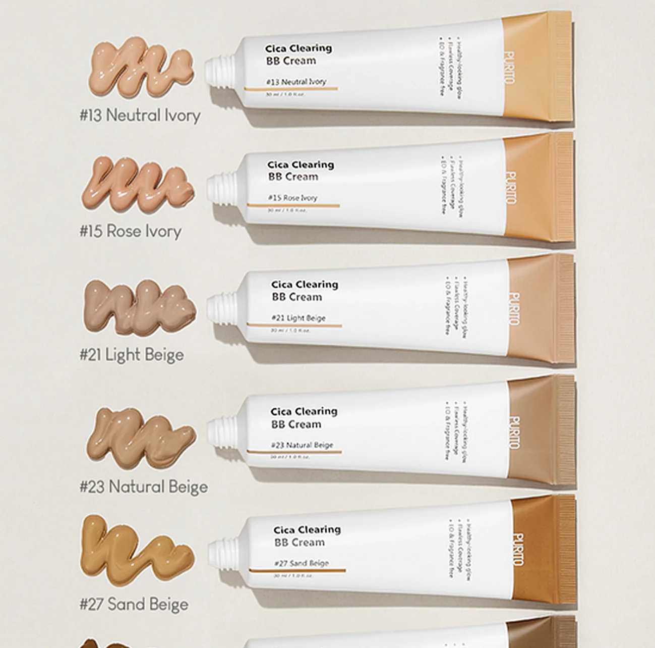 PURITO- Cica clearing bb cream
