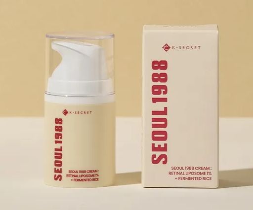 KSECRET - Crema Facial SEOUL 1988 Cream : Liposoma de Retinal 1% + Arroz fermentado: 50ML