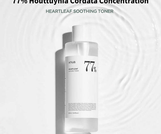 ANUA- Heartleaf 77% soothing toner 250ml