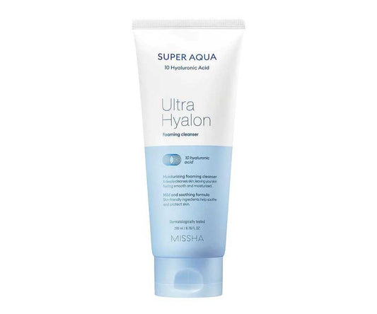 MISSHA- Super Aqua ultra hyalron cleansing foam 200ml